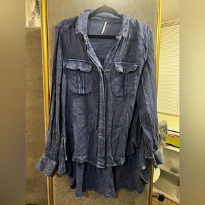 Free People Button Down